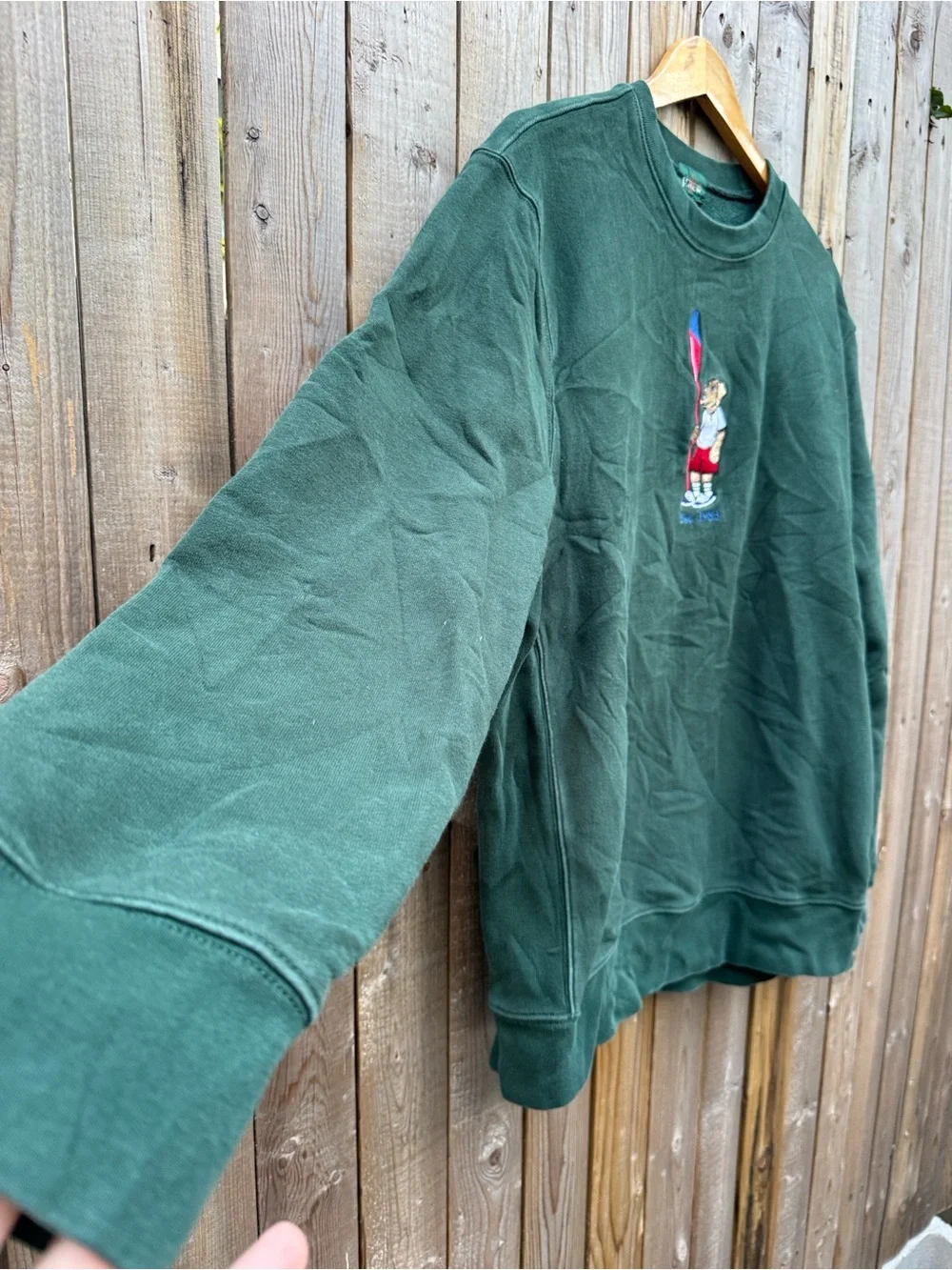 J. Crew  Crewneck Sweatshirt with Embroidered Oarsman
